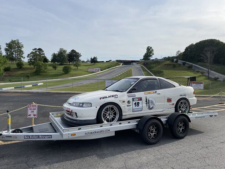 Kevin Vue with his Futura trailer in Atlanta, GA