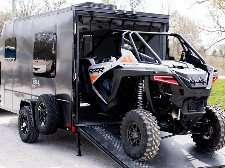Toy hauler trailer