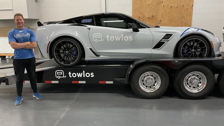 Enclosed car hauler