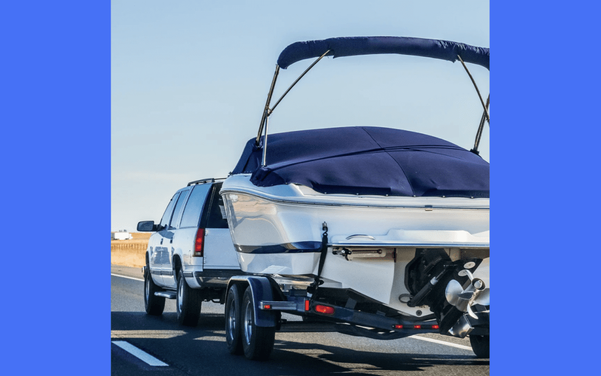 Why You Need to Make Sure the Stern of the Boat Is Strapped Down Before Towing